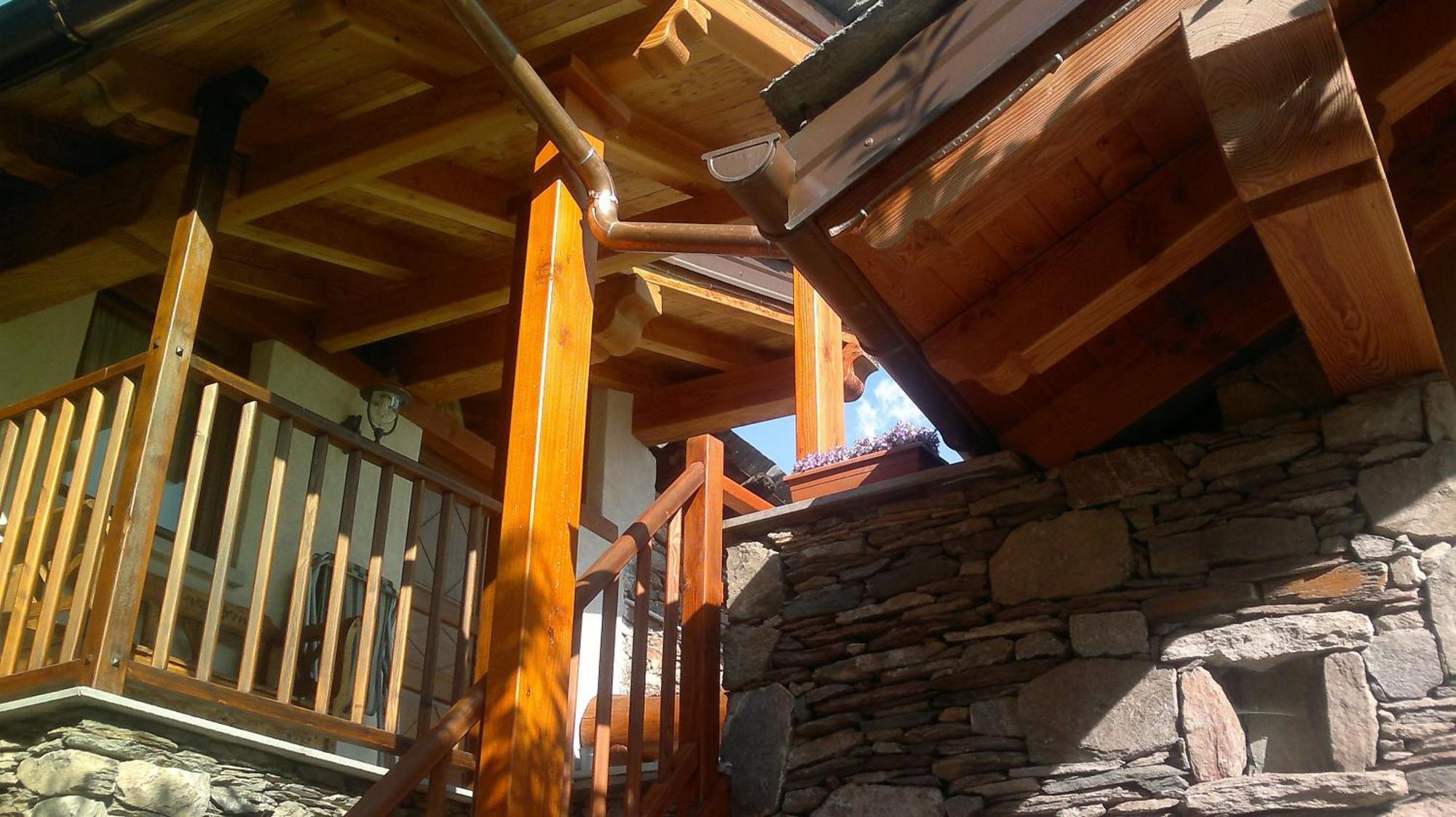 Eco Chalet Maison Dominique Challand-Saint-Anselme Kültér fotó